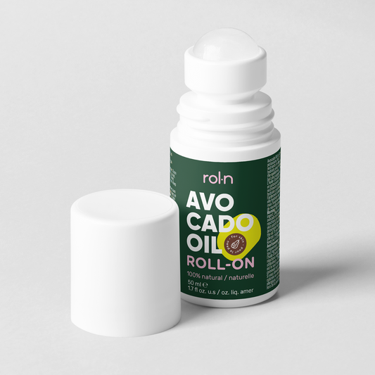 100% Cold-Pressed Roll-On Avocado Oil for Skin, 50ml