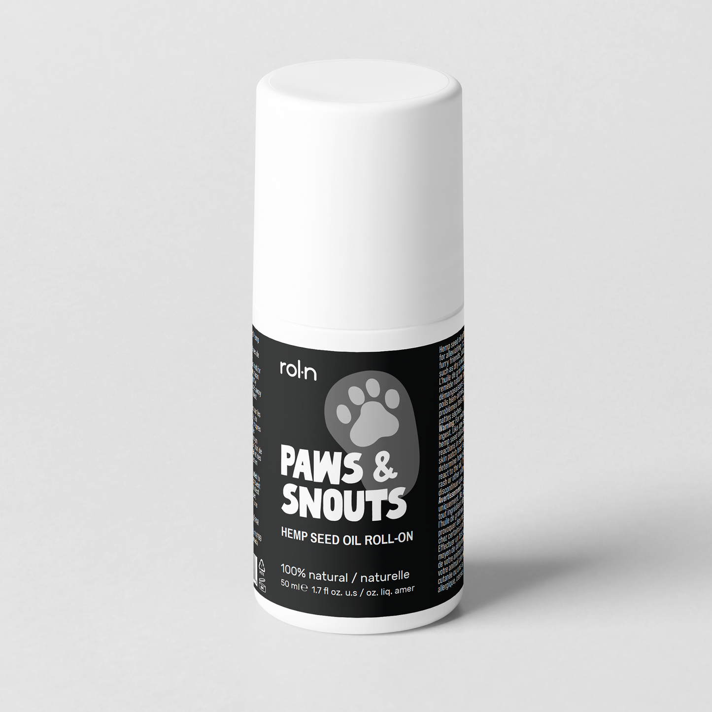 Paws and Snouts Roll-on Hemp Seed Oil for Pets, 50ml