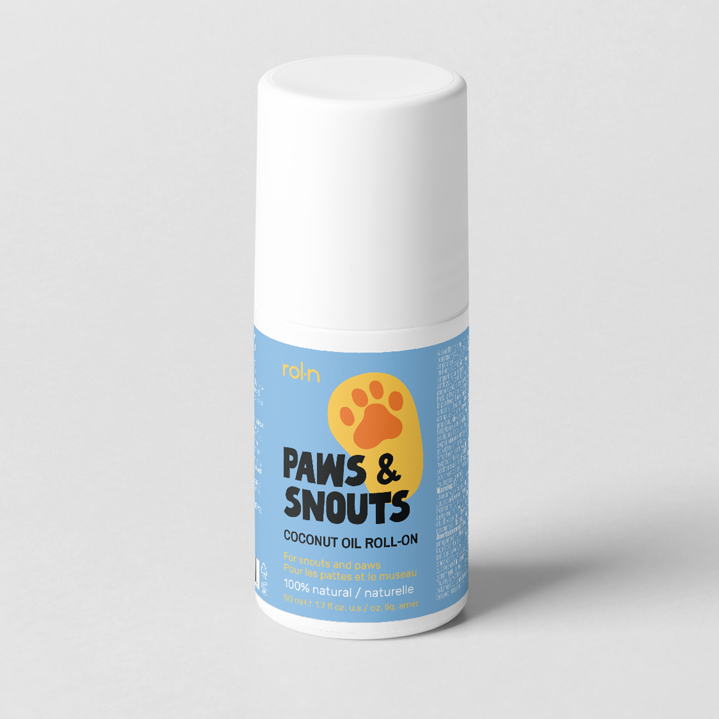 Paws and Snouts Roll-on Coconut Oil for Dogs, 50ml